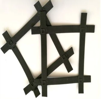 スチールプラスチックジオグリッド